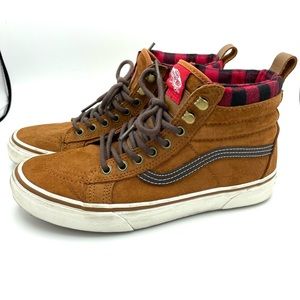 Vans Sk8 hi MTE ginger/plaid men’s 7